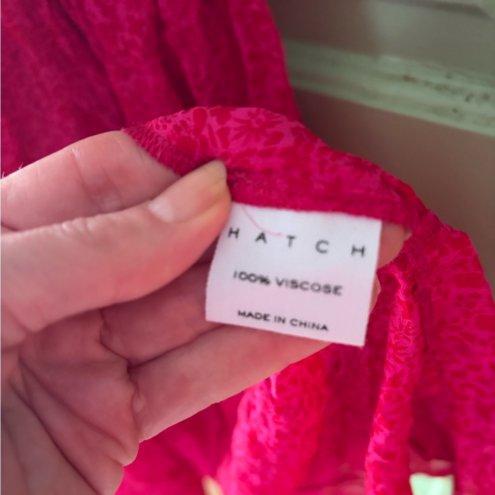 NWT Hatch Maternity Cosette Dress Pink Samba print size 0 - Picture 9 of 9